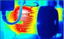 Immagine termografica: manutenzione meccanica